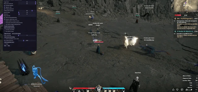 Training grounds vs Abyss Aion 2 cheats — Aion 2 cheat gameplay screenshot